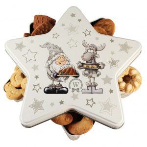 Cookies Star Tin – Cookies Gift Basket