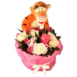 Tigger in a Basket Girl Clothing Bouquet
