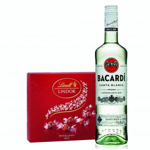 Bacardi Superior Rum Puerto Rico & Lindor Pralines