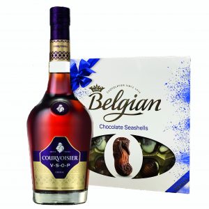 Courvoisier VSOP Cognac & Belgian Bonbonniere