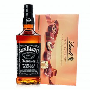 Jack Daniel’s Old No. 7 Black Label Tennessee Whiskey & Lindt Pralines