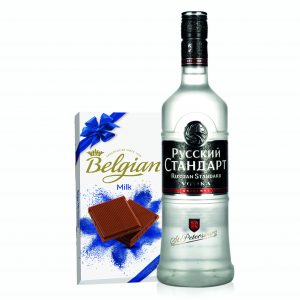 Russian Standard Vodka & Belgian Chocolate Bar