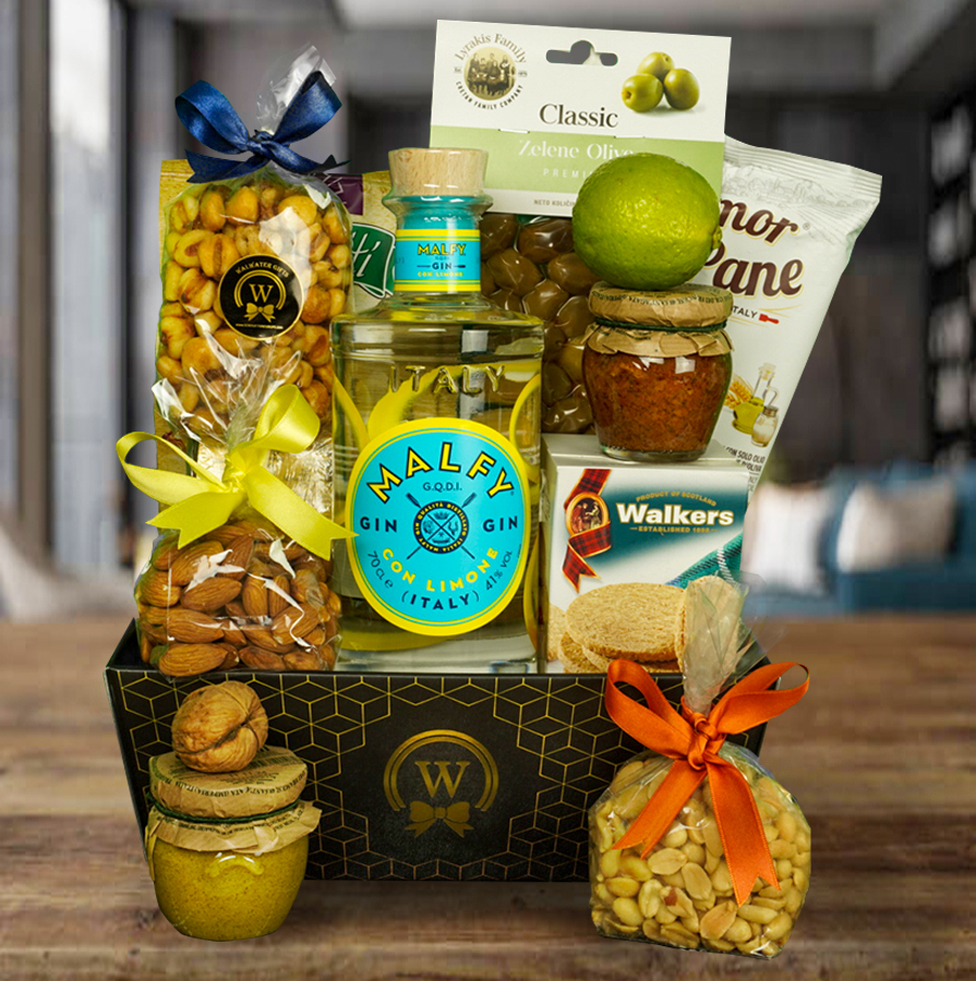 Malfy Gin Con Limone Snack Basket
