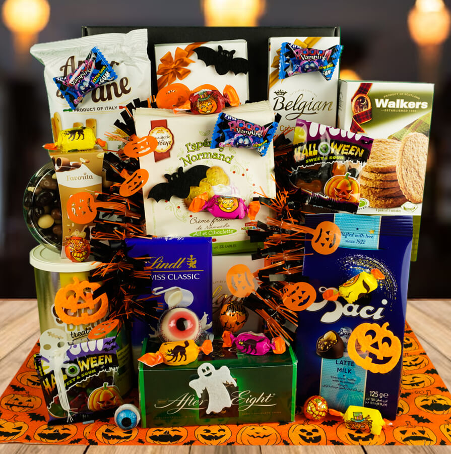 Halloween Sweet & Savory Gift Basket